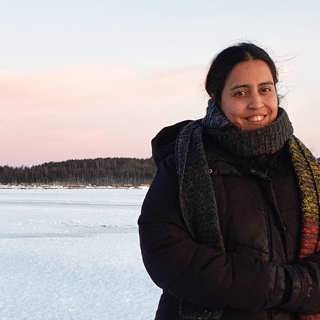 Plötsligt tittade en indiankvinna tillbaka på mig - Luisa Landewall