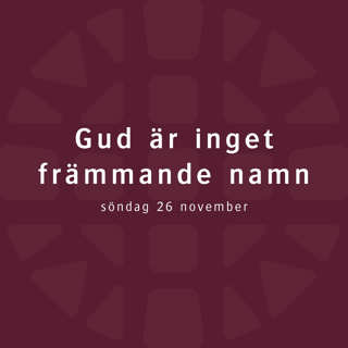 Gud är inget främmande namn – Britta Hermansson