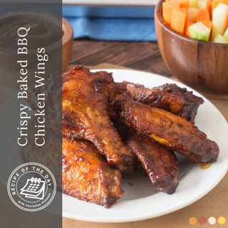 Crispy Baked BBQ Chicken Wings
