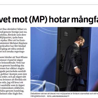 Miljöpartistisk mediemanipulation och lokal mediesammanslagning