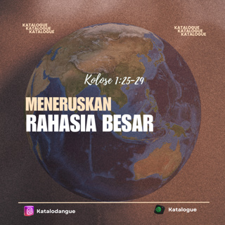 Meneruskan Rahasia Besar