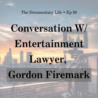 Attending Live Documentary Events + Documentary Entertainment Law Conversation with Entertainment Lawyer, Gordon Firemark