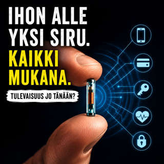 Mitä jos ihon alle asennettava siru korvaisi puhelimen? | Tulevaisuuden mikrosirut, digitaalinen identiteetti ja ihmisen seuraava evoluutio | Tiede ja tekniikka podcast