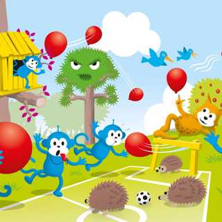 Radioapan skickar ballongpost