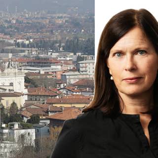 Kvinnokamp vid en bakgård i Bergamo: Cecilia Blomberg, Rom