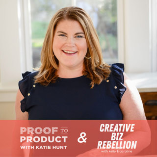 Katie Hunt talking about tradeshows on Creative Biz Rebellion