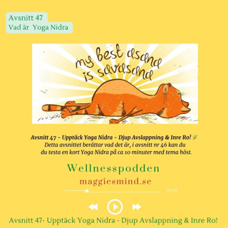 Avsnitt 47 - Upptäck Yoga Nidra -djupavslappning