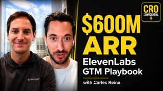 SaaStr 877 CRO Confidential: 0 to $600M in Under 4 Years. The ElevenLabs GTM Playbook with Carles Reina