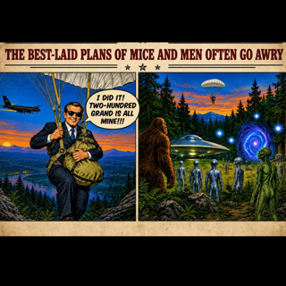 Theory: D. B. Cooper Parachuted Smack into a Missing 411-Style Paranormal Jackpot!