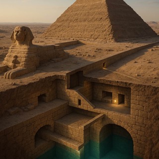 Pyramiderna och dess dolda kammare och spiraler