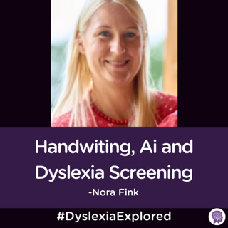 #158: Screening Dyslexia through Handwriting and AI with Nora Fink