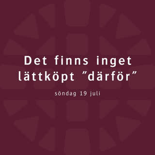 Det finns inget lättköpt "därför" – Per Duregård