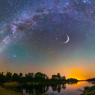New Moon ~ Meditation Music & Healing Nature Soundscapes ~ Relax & Manifest