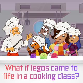 140. What if LEGOs came to life in a cooking class?