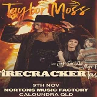 Sunshine Coast's Taylor Moss is at Norton's Music Factory this Saturday!