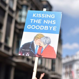 Would a trade deal with America include the NHS?