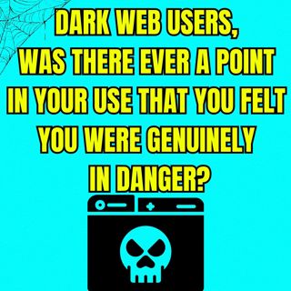 Dark Web Users, Was There Ever A Point In Your Use That You Felt You Were Genuinely In Danger?