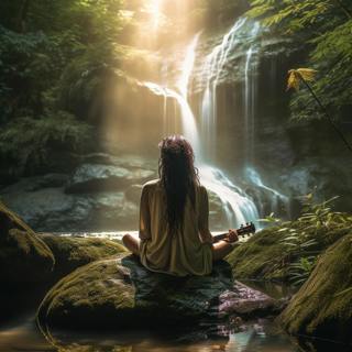 Meditation For Positivity & Peace Guided Meditation Waterfall