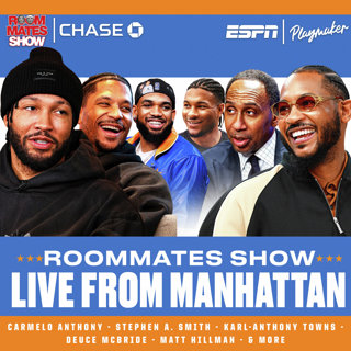 Roommates Show LIVE at MSG 🚨 Melo, KAT & More Join Jalen, Josh after Knicks NBA Championship