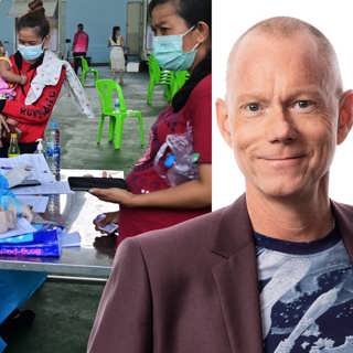 Anti- och provaxxers i Sydostasien: Peder Gustafsson, Bangkok