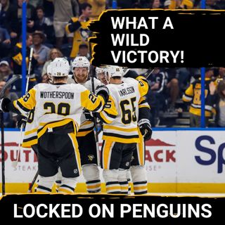 Penguins get a CRAZY win over the Tampa Bay Lightning!