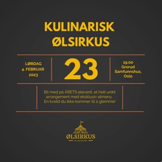 Kulinarisk Ølsirkus 2023