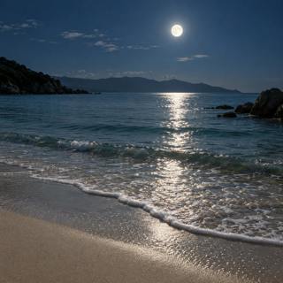 🌊 SMALL CALM WAVES and GENTLE LAPPING on an AJACCIO BEACH — 2 H of Mediterranean sea for peaceful sleep