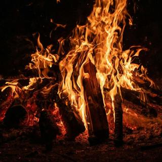 😴🔥🎵 The CAMPFIRE and Soft MUSIC for a Good NIGHT's SLEEP