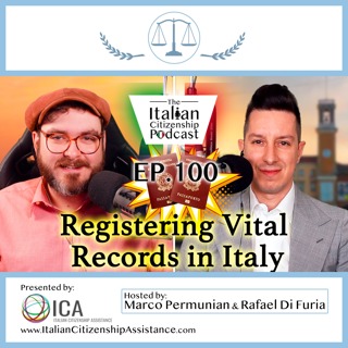 Registering Vital Records with the Italian Government
