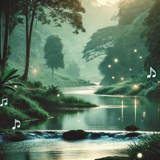 đŽđ§đ” DEEP SLEEP through Soft MUSIC and the Relaxing Sound of a RIVER