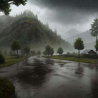 😴🌧️🎵 The SUBTLE Rain and the SOFT Music Guide You to a Beautiful NIGHT