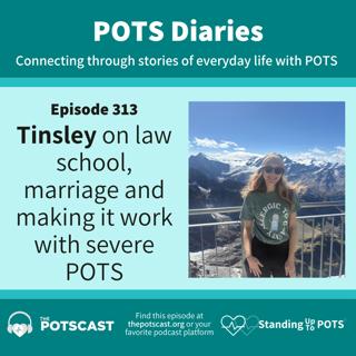 Tinsley on law school, a dream job, marriage, and making it work with severe POTS