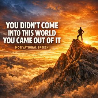 You Didn't Come Into This World: Embrace Your True Potential