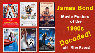 James Bond Posters of the 1980s - Decoded!