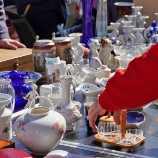 Unterwegs auf dem Flohmarkt