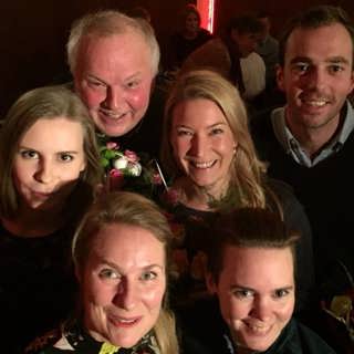 Hanna Wagenius, Kalle Olsson, Elin Olofsson och Putte Eby direkt från Östersund!