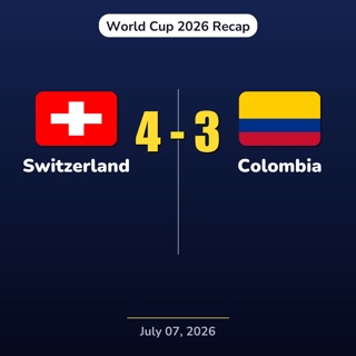 Switzerland vs Colombia | World Cup 2026 Recap