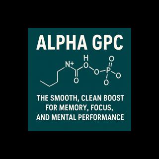 Alpha GPC: The Smooth, Clean Boost for Memory, Focus, and Mental Performance