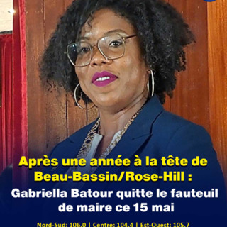 Après une année à la tête de Beau-Bassin/Rose-Hill : Gabriella Batour quitte le fauteuil de maire ce 15 mai