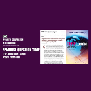 Book Launch: TERFLandia + Women's organisations from 5 countries write to the Chilean Congress #WDI