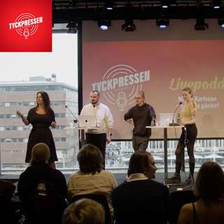 Tyckpressen LIVE: Om du springer fort och skrattar högt ser ingen att du gråter