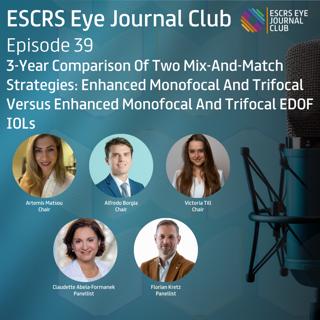 ESCRS Eye Journal Club Episode 39 - 3-Year Comparison of Two Mix-and-Match Strategies: Enhanced Monofocal and Trifocal Vs Enhanced Monofocal and Trifocal EDOF IOLs
