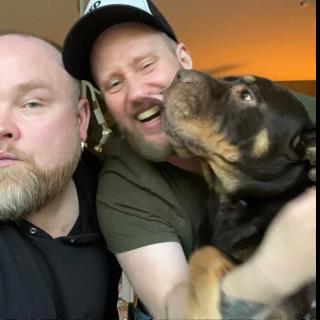 Det med bara Anton och Robin
