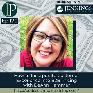 How to Incorporate Customer Experience into B2B Pricing with DeAnn Hammer