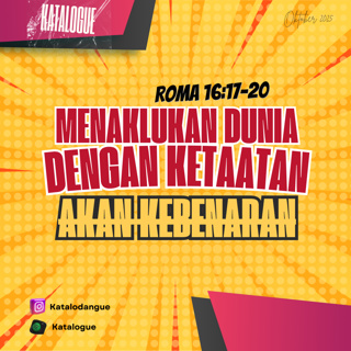 Menaklukan Dunia Dengan Ketaatan Akan Kebenaran
