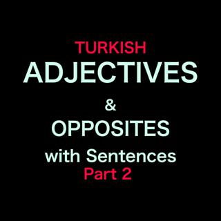 Turkish Adjectives with Opposites | Part 2