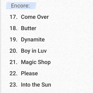 BTS did the surprise two songs of Boy In Luv and Magic Shop at their concert last night at SoFi