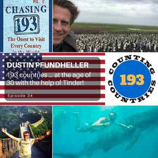 Dustin Pfundheller - 193 countries ... at the age of 30 with the help of Tinder!
