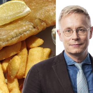 Jag kämpar med fish and chips: Daniel Alling, London
