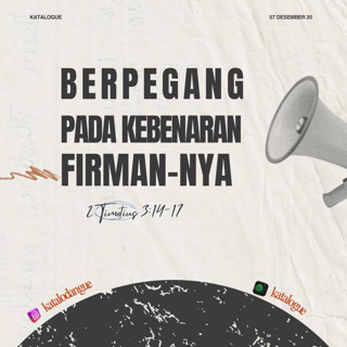 Berpegang Pada Kebenaran Firman-Nya